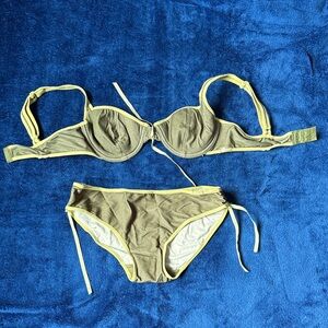 Chic Olive Bikini Set